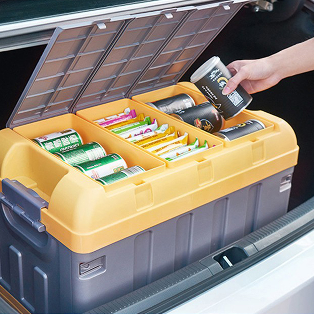 차량용 접이식 트렁크 정리함 캠핑 다용도 수납 정리함(35L,45L,60L,75L)
