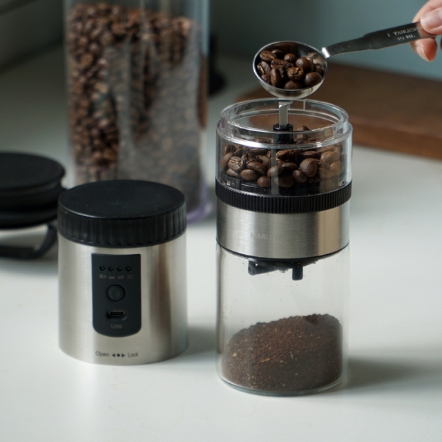 루미 충전식 전자동 커피 그라인더 스텐세트 S60
