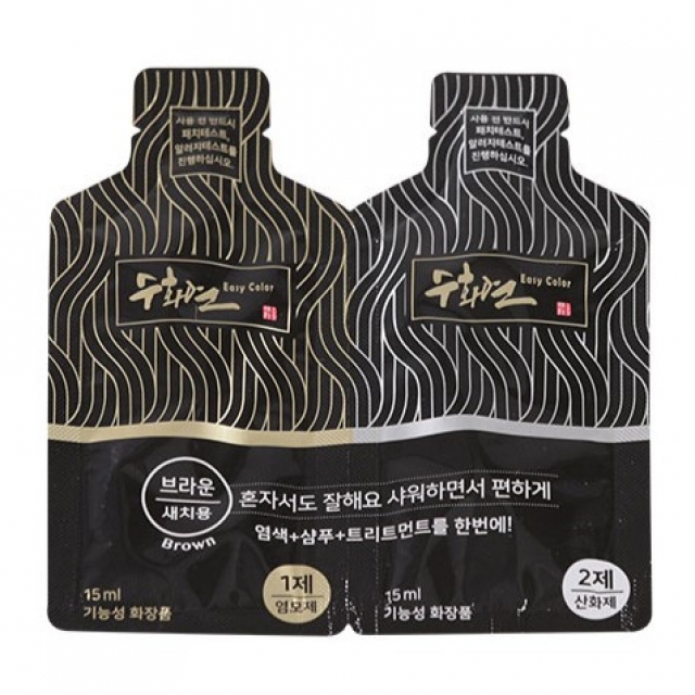 수화연 초간편 5분 염모제(6개월분+체험분)